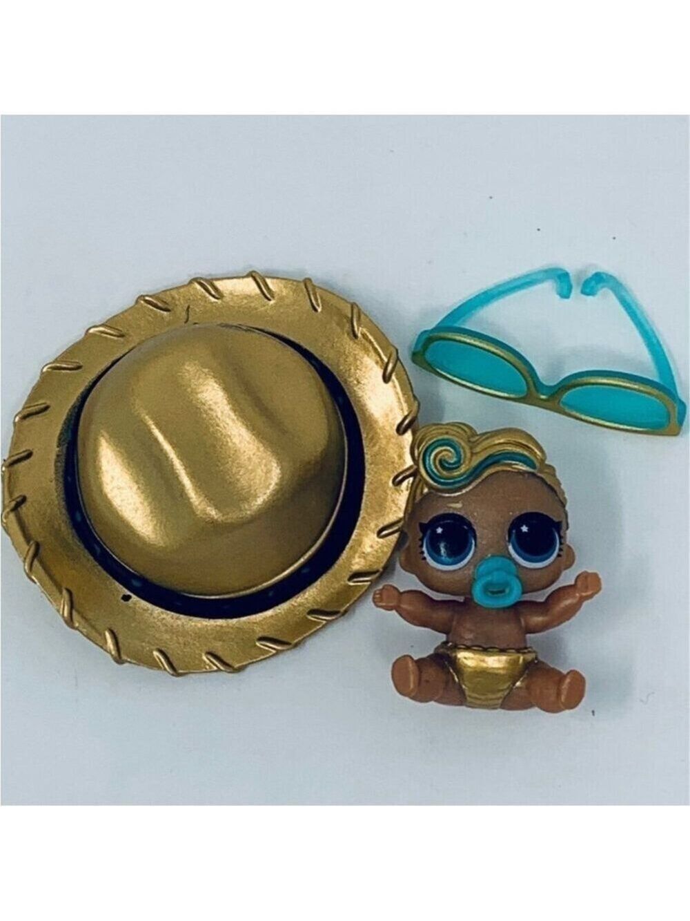 MGA Entertainment LOL Surprise Doll Lil Lux Doll 24 K Gold Color Changer Rare